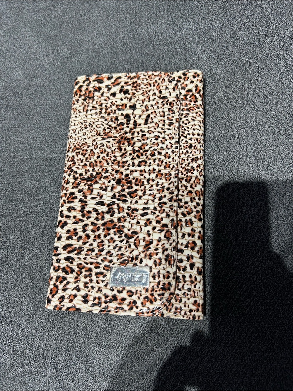 Morphe Leopard Print Makeup Brush Cosmetic Case - Cream, Brown, Black